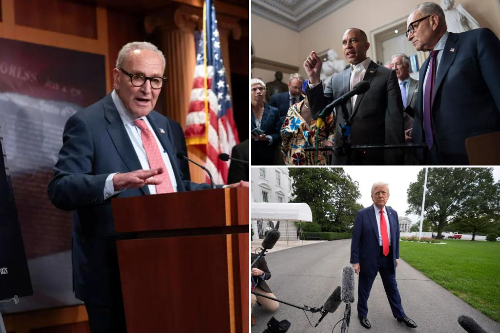 Schumer does not dismiss the possibility of conceding to Trump in the government shutdown dispute.