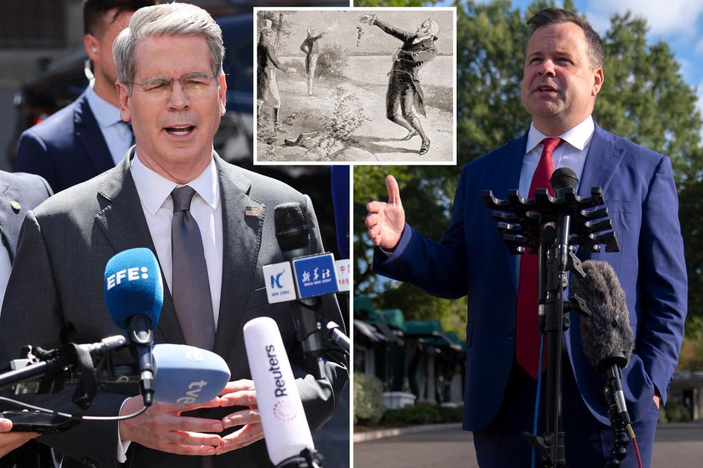 Scott Bessent references the Hamilton-Burr duel when discussing the possibility of hitting Bill Pulte.