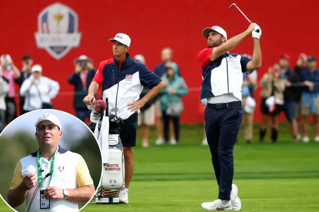 Scottie Scheffler's caddie resolves issues with Francesco Molinari after intense Ryder Cup dispute