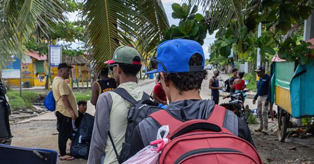 Self-Deportees Pass by the Remains of Deceased Migrants in Central American Jungles