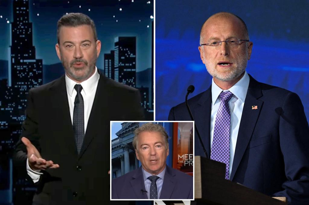 Sen. Rand Paul criticizes FCC chair Brendan Carr for threatening Jimmy Kimmel