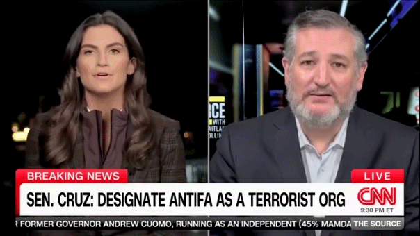 Sen. Ted Cruz confronts CNN host Kaitlan Collins regarding the Charlie Kirk shooter