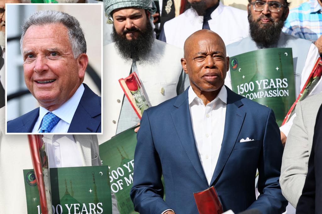 Senior Trump adviser considers Eric Adams for ambassador to Saudi Arabia to ease crowded New York mayoral race and allow Cuomo a chance against Mamdani.