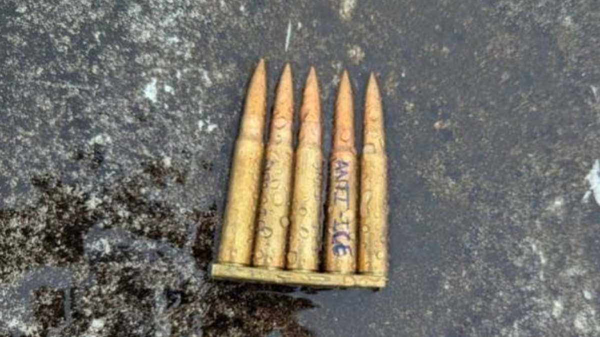 Series of shootings connected to suspects marking political messages on bullets