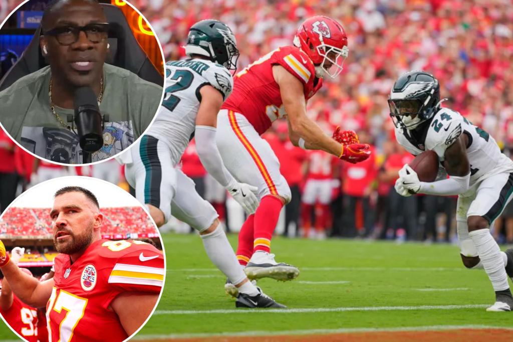 Shannon Sharpe criticizes Travis Kelce for being 'lazy' during a play in the Chiefs' defeat