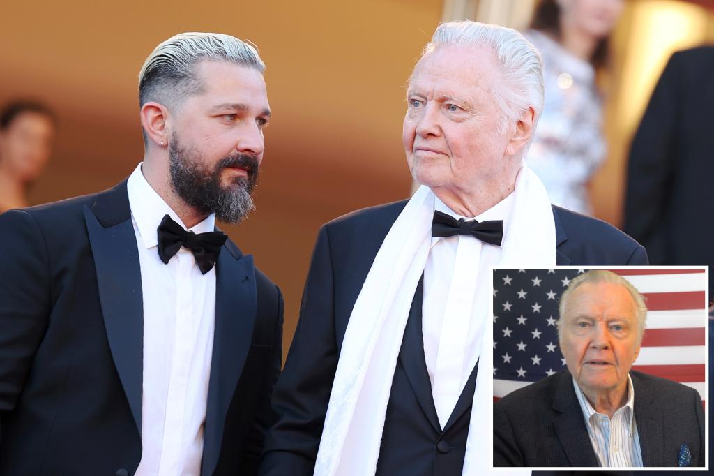 Shia LaBeouf previously warned he would 'fight' pro-Trump conservative mentor Jon Voight.