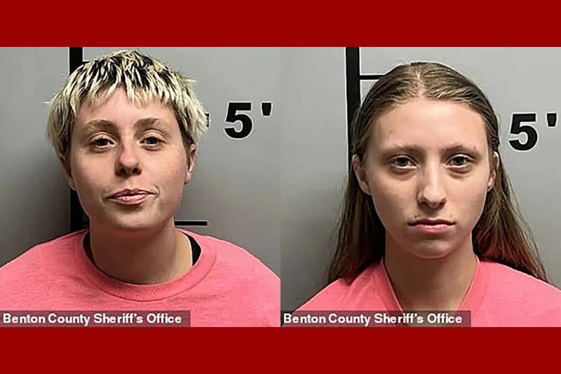 Sisters start GoFundMe after getting arrested for damaging Charlie Kirk memorial in Arkansas