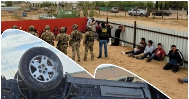 Smuggling Operation Disrupted near Texas Border Following High-Speed Accident — 35 Unauthorized Immigrants Captured in Operation