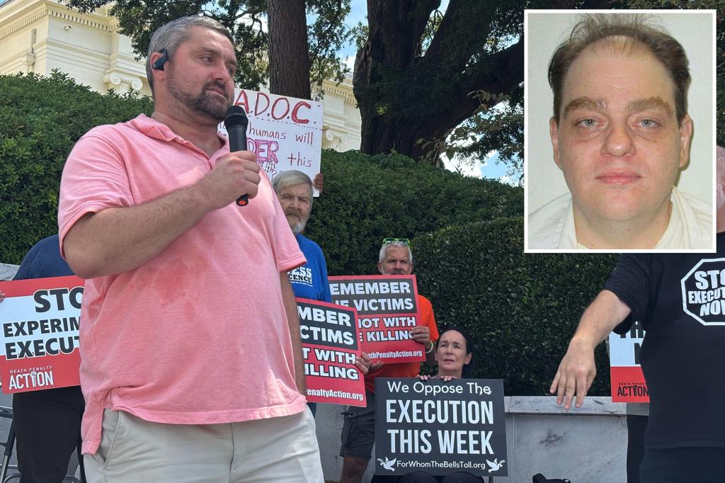 Son of woman who died in a 1997 gas station robbery requests mercy for attacker facing execution in Alabama