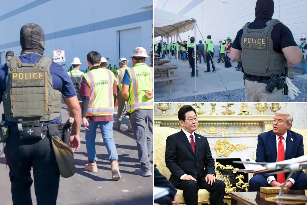 South Korean President Lee Jae Myung urges quick action after citizens are detained at Georgia Hyundai car battery plant.