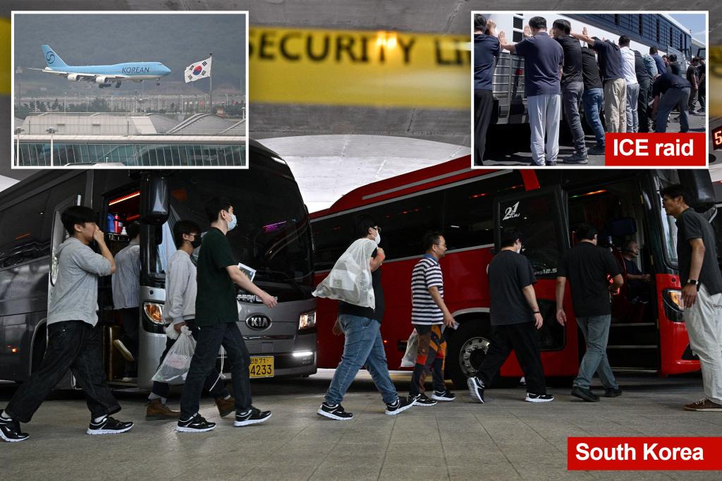 South Korean workers who were held in Georgia for several days are back home.