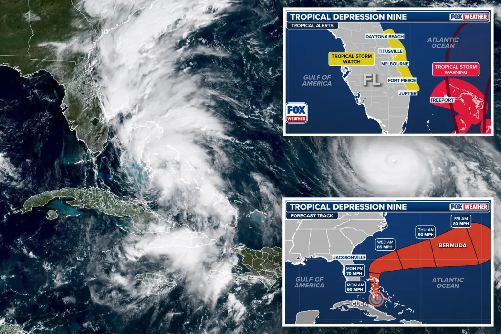 Southeast US gets ready as storm likely to develop into Hurricane Imelda strengthens.