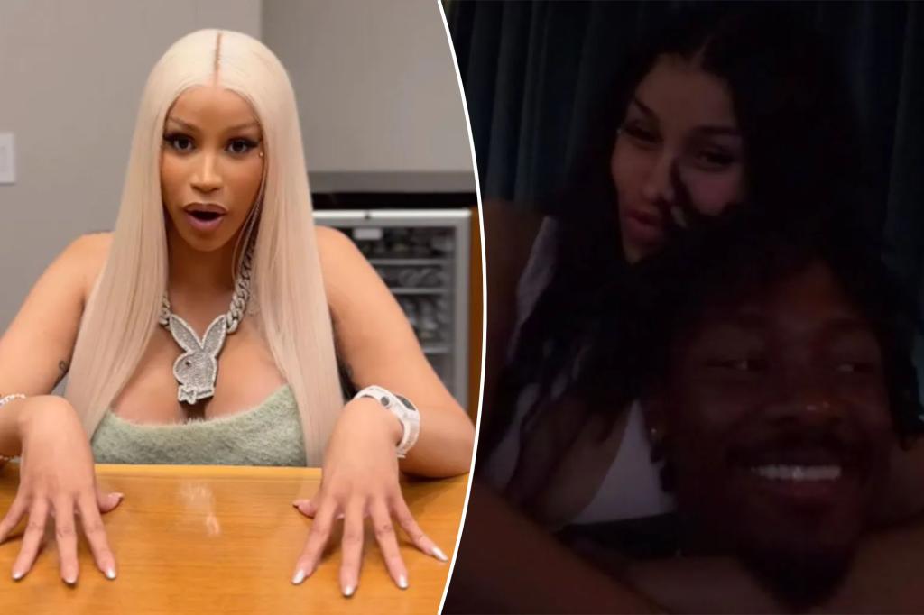 Stefon Diggs quiet about Cardi B's pregnancy after she shares a new photo of them together.