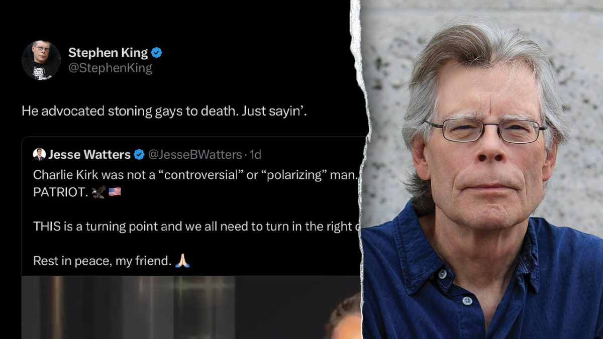 Stephen King removes post and apologizes for accusation against Charlie Kirk