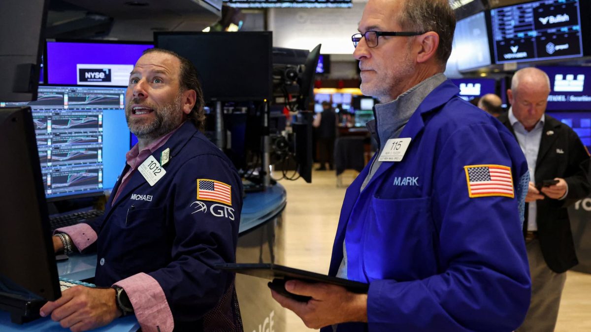 Stocks finish at all-time highs amid job concerns and upcoming inflation data