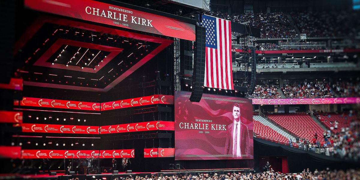 Streamer on the left labels Charlie Kirk's memorial a 'Nazi rally' and ends up embarrassing himself.