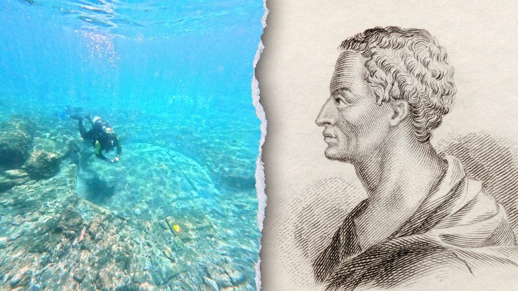 Submerged Roman bathhouse near Naples might have belonged to orator Cicero