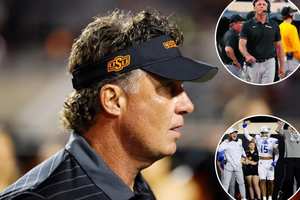 Supporters call for Mike Gundy's dismissal as Oklahoma State reaches a disappointing 74-year low.