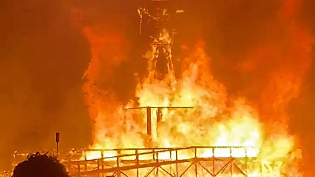 Surprise birth and Cybertruck accident shake up Burning Man festival, according to reports