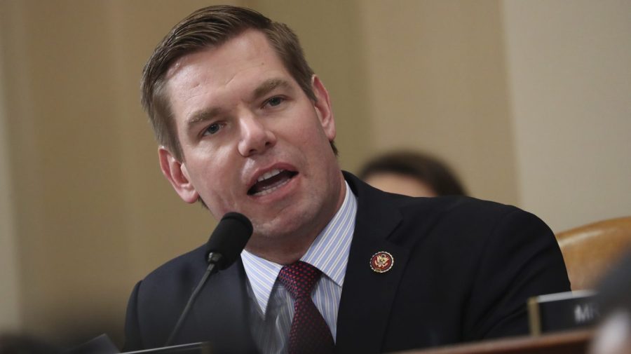Swalwell advises Brendan Carr to seek legal help if Democrats regain control of the House.