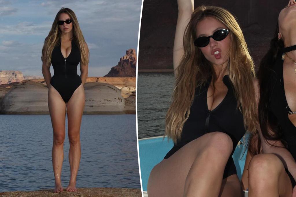 Sydney Sweeney shines in playful swimsuit photos from her birthday trip