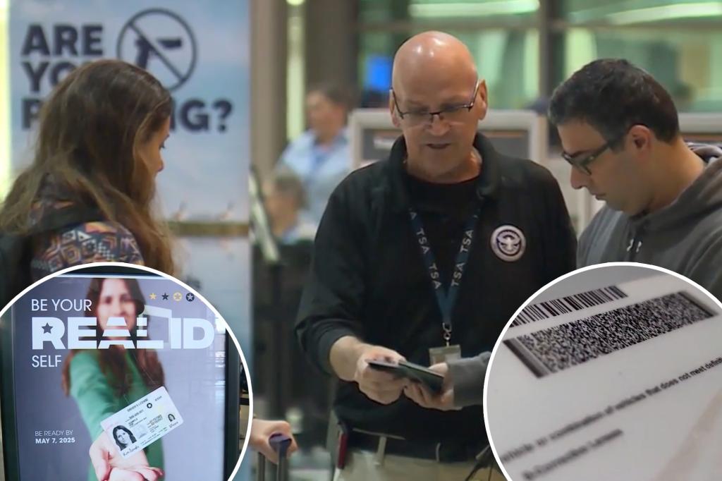 TSA is rejecting Real IDs at airports because of occasional scanning problems.
