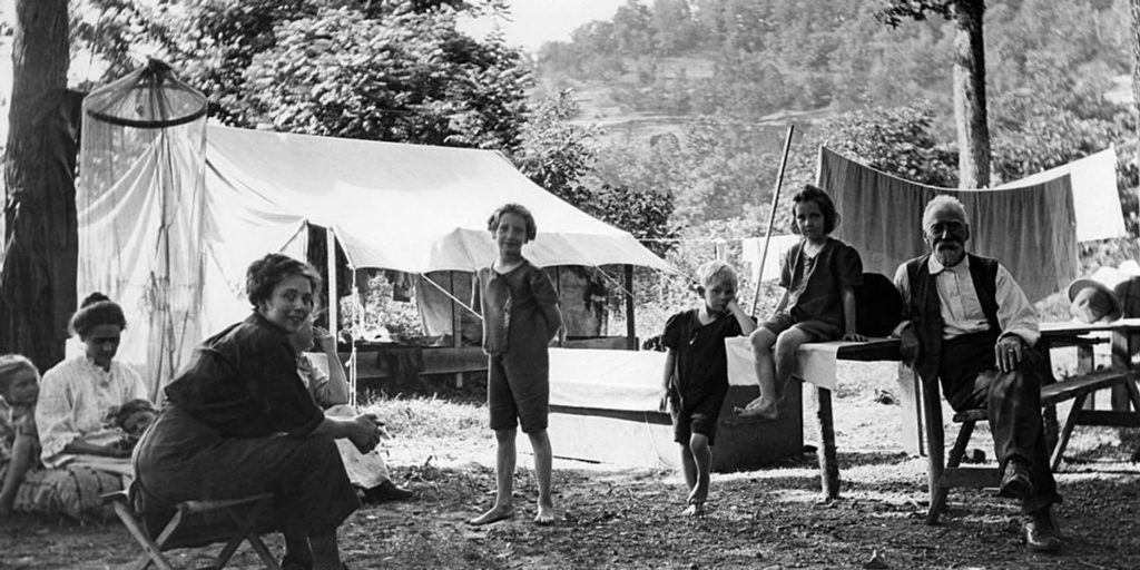 Take your children on a camping trip