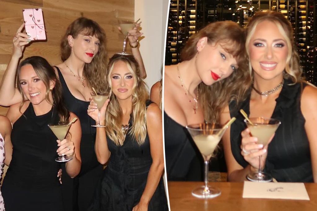 Taylor Swift embraces Brittany Mahomes in a recent birthday celebration picture