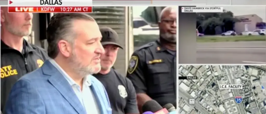 Ted Cruz Urges Politicians to Stop ‘Demonizing’ ICE Agents Following Shooting at Facility