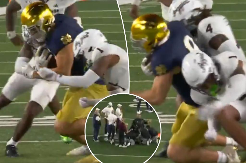 Texas A&M defensive back taken off the field in a concerning incident