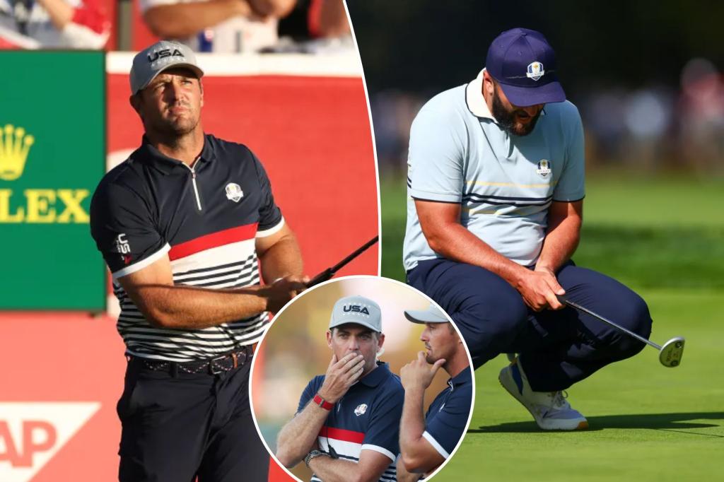 The first day of the Ryder Cup was truly a difficult time for Team USA.