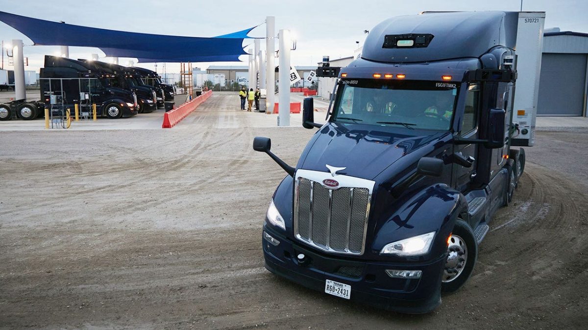 The impact of self-driving trucks on the freight sector in America