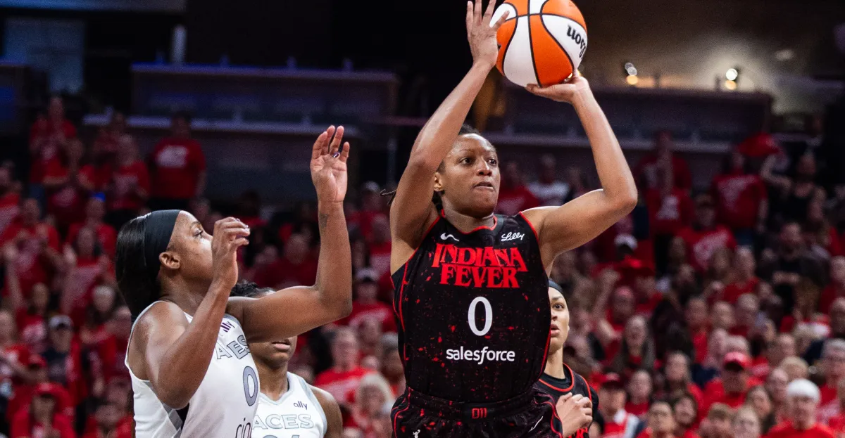 The most exciting moment of the Aces-Fever game happened in the closing moments.