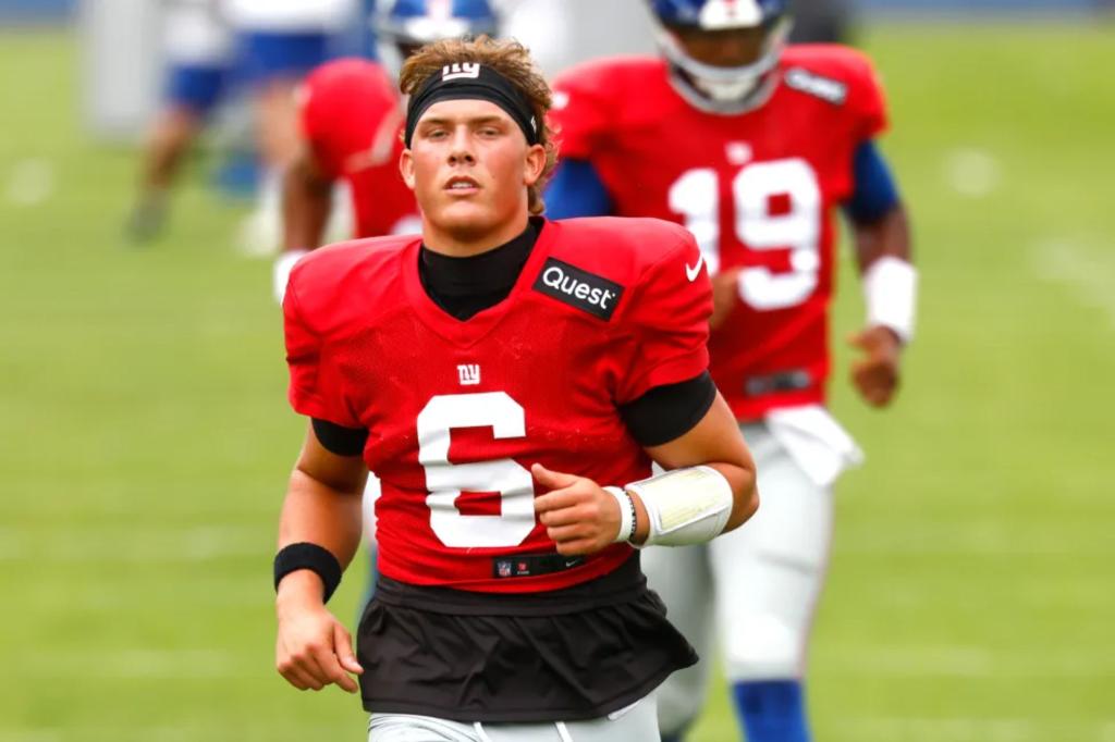 The only sure thing about Jaxson Dart's first start with the Giants