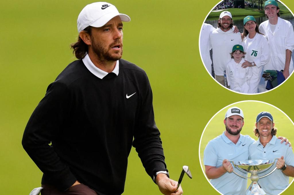 The touching reason Tommy Fleetwood's wife and stepson were absent from the Tour Championship
