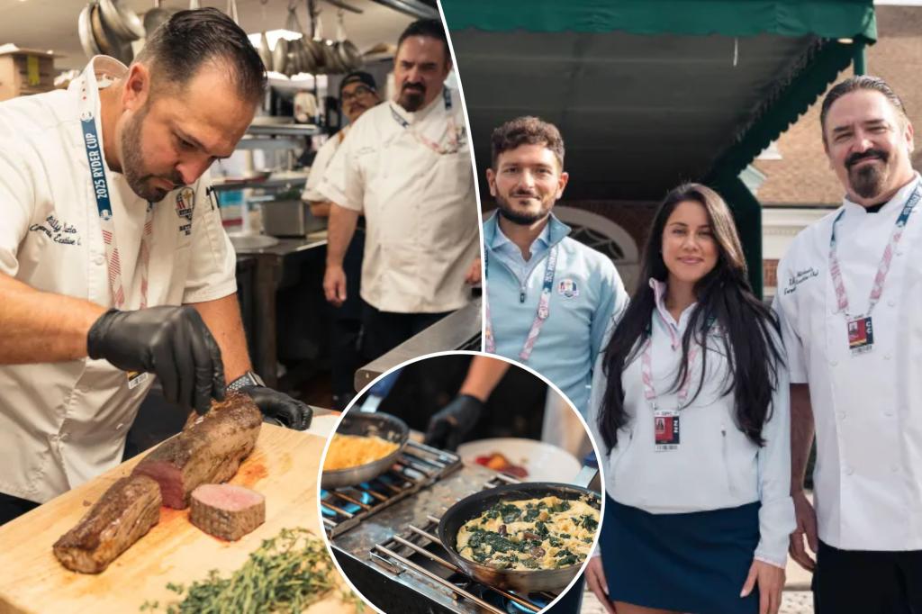 The upscale dishes that Ryder Cup VIPs are eager for