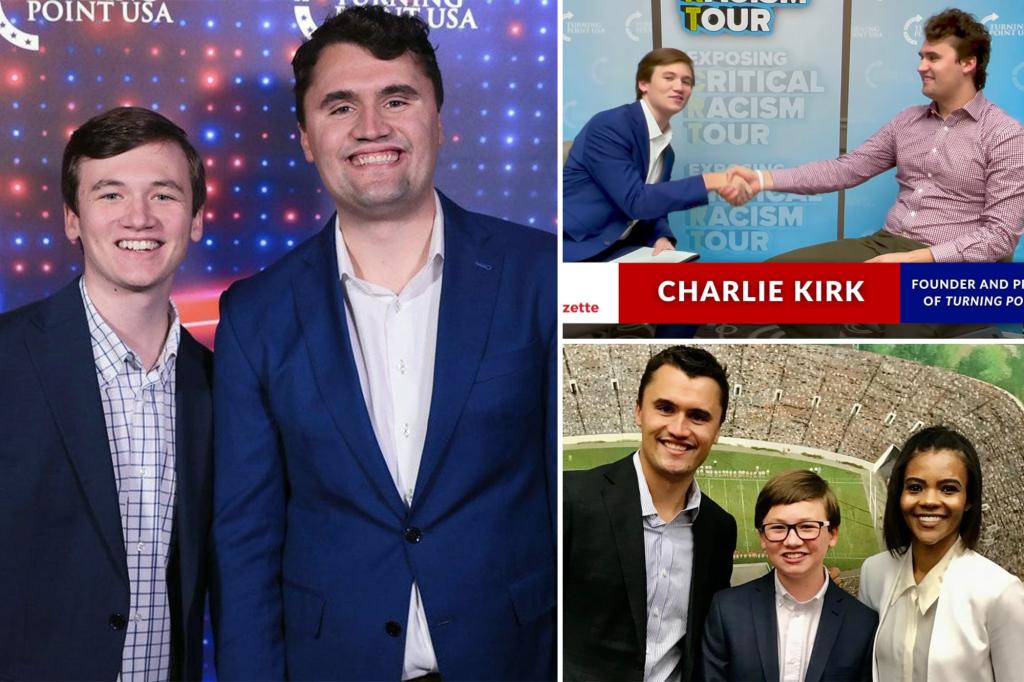 The young conservative praised as Charlie Kirk's student