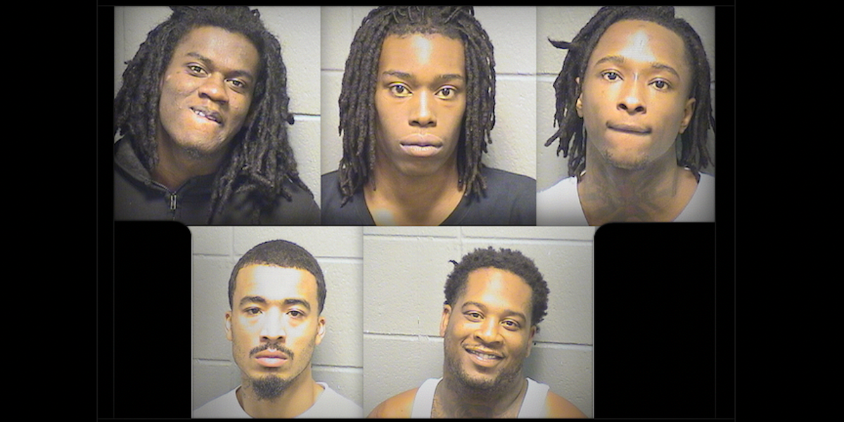 Thieves attempt to escape after a daytime break-in and theft of Rolex watches in downtown Chicago, but their time is up.