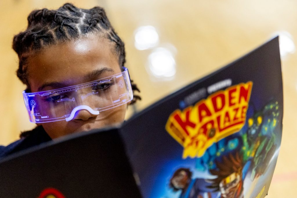 This 10-year-old who lost both his legs to the flu is now battling back as a superhero in a comic book.