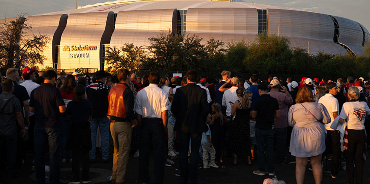Thousands gather for Charlie Kirk memorial as large crowd forms early in the morning