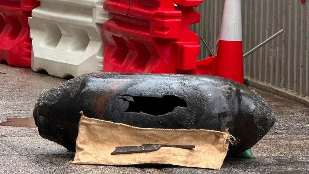 Thousands removed from their homes in Hong Kong after a 1,000-pound WWII bomb found