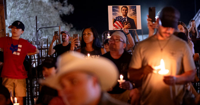 Thousands with Crosses and Candles Pay Tribute to Charlie Kirk in New Jersey