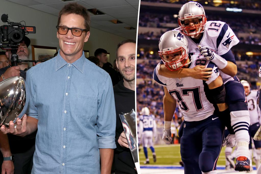 Tom Brady will be on the same team as Gronk in flag football.