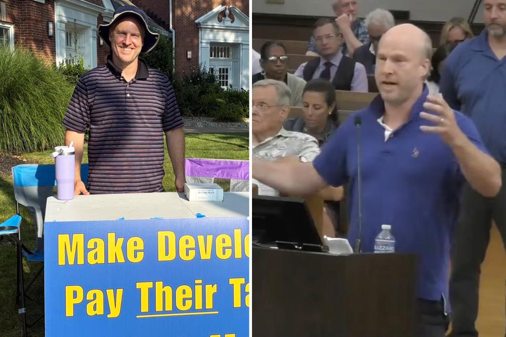 Town hall disturbance breakdances, voices tax concerns &mdash; then moonwalks away