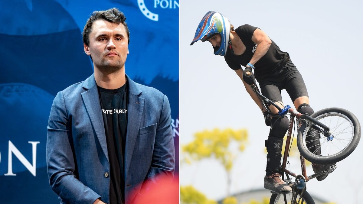 Transgender BMX rider marks Charlie Kirk's assassination on Instagram