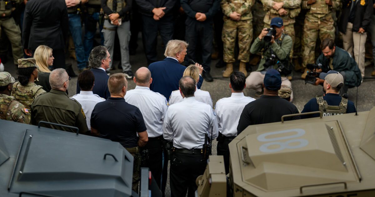 Trump Claims DC Is A “Crime Free Zone” – Urges Chicago, Los Angeles, New York, Baltimore To Follow Suit