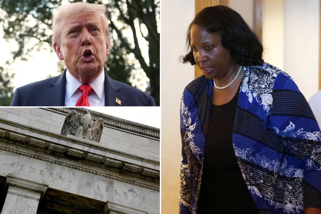 Trump administration seeks urgent decision on Lisa Cook's removal from the federal board