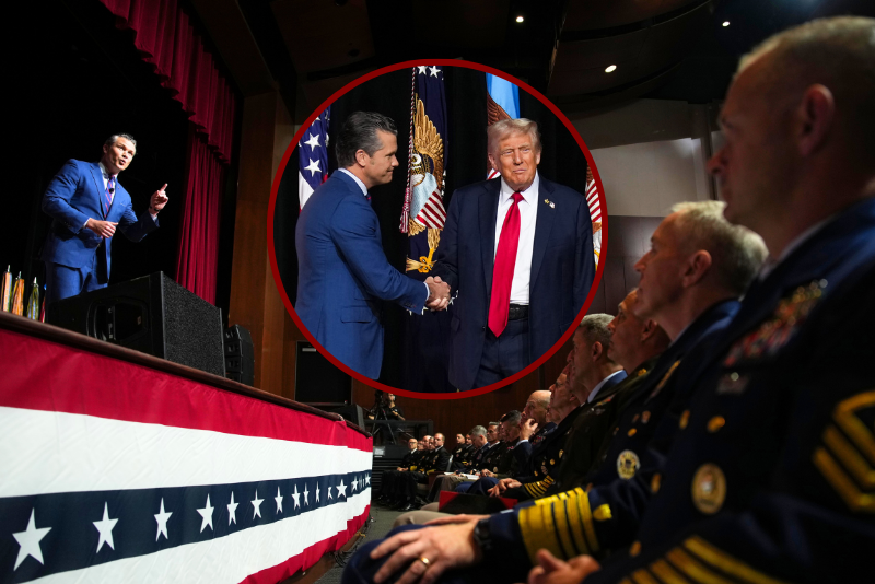 Trump and Hegseth gather military leaders at Quantico to restore U.S. military power and ‘warrior spirit’