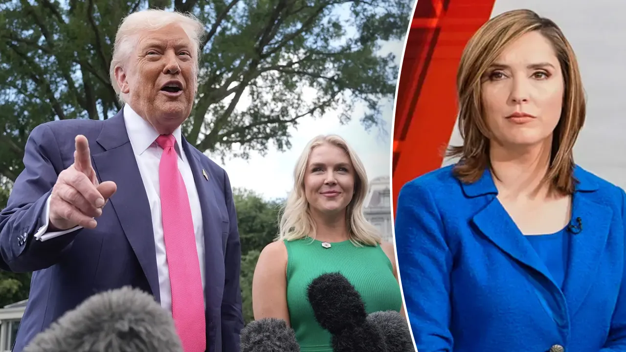 Trump and Karoline Leavitt criticize CBS News' Margaret Brennan as 'foolish'