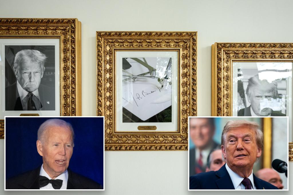 Trump announces 'Presidential Walk of Fame' &mdash; with a harsh snub towards Biden on the White House Colonnade
